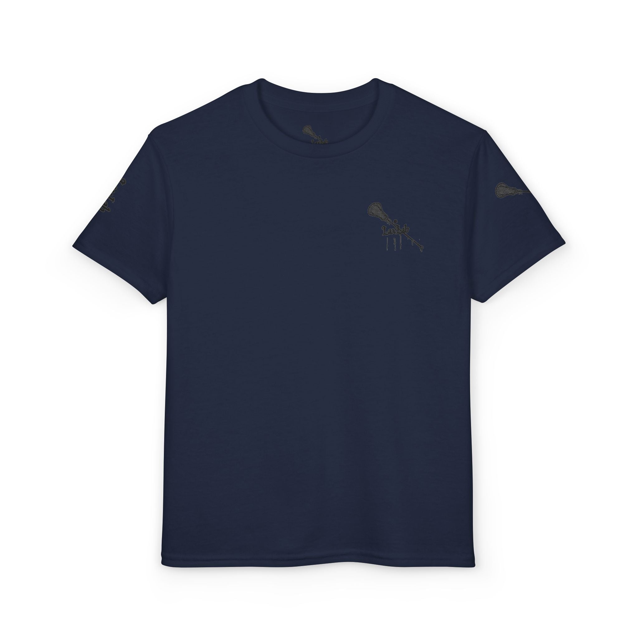 Youth Lacrosse T-Shirt — 'Lax Snacks' Player Graphic
