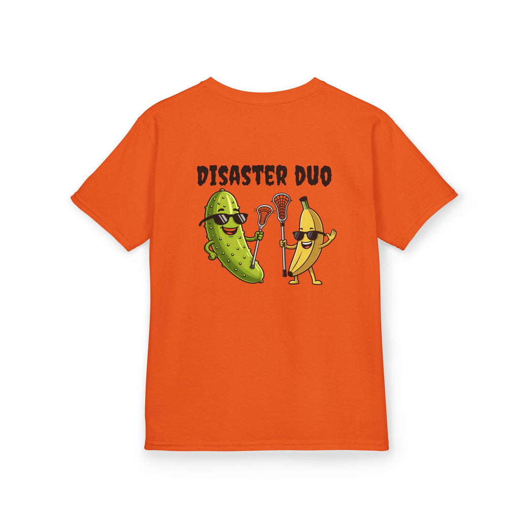 Disaster Duo laxlab youth tee