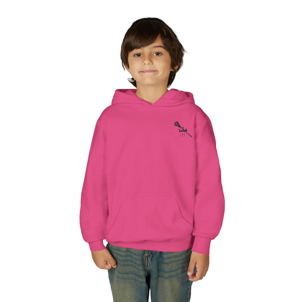 Youth Hoodie (most recommended)- small chest logo