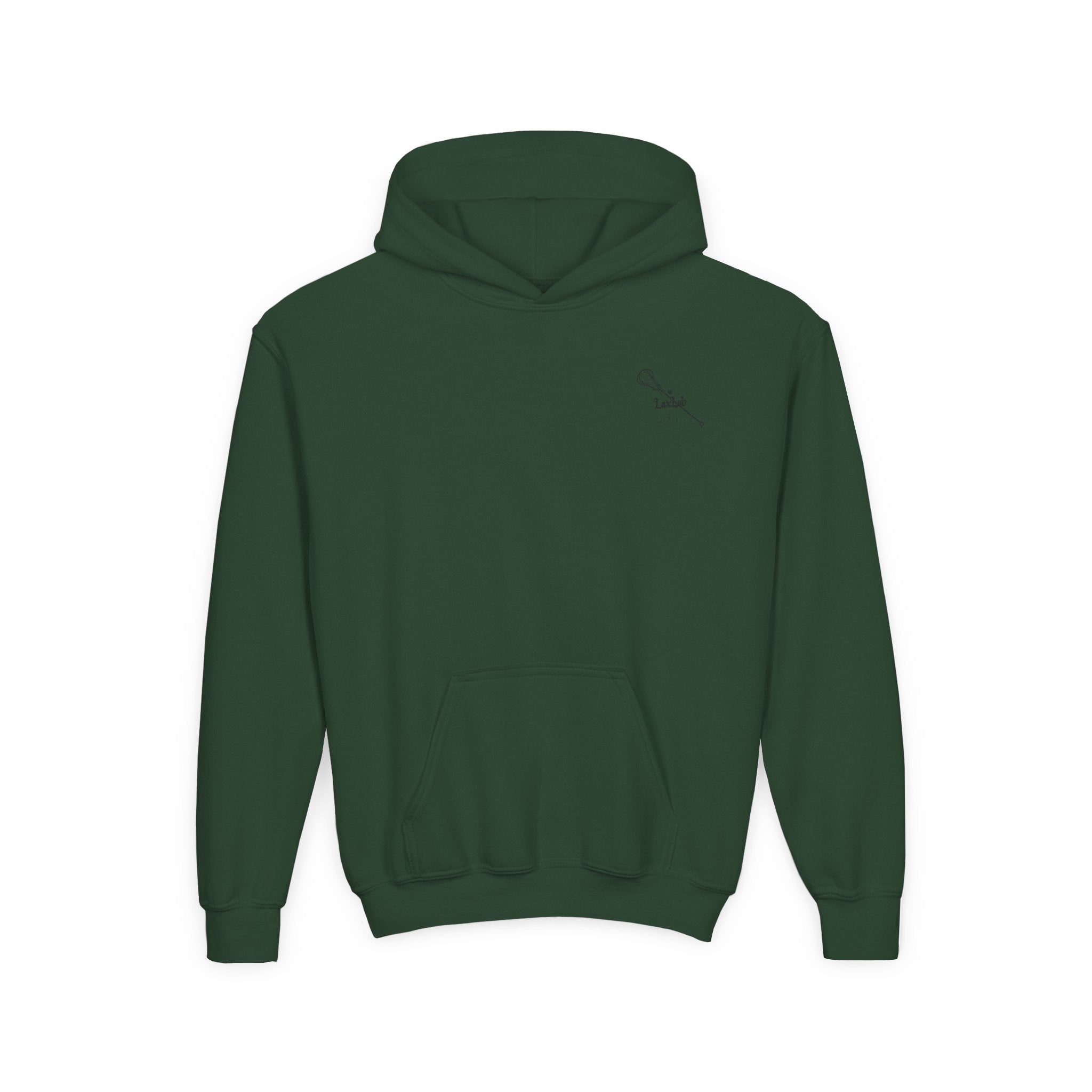 Youth Hoodie (most recommended)- small chest logo