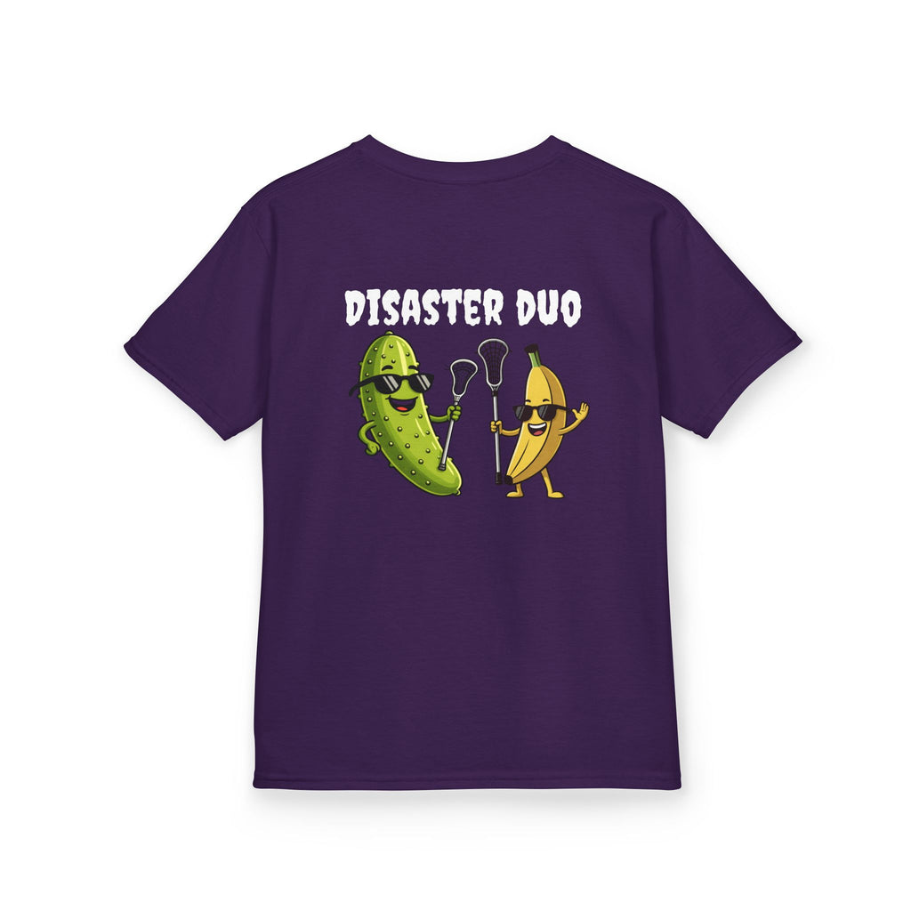 Disaster Duo laxlab youth tee