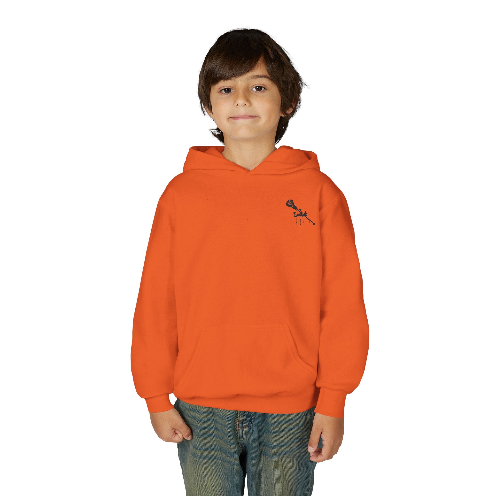 Youth Hoodie (most recommended)- small chest logo