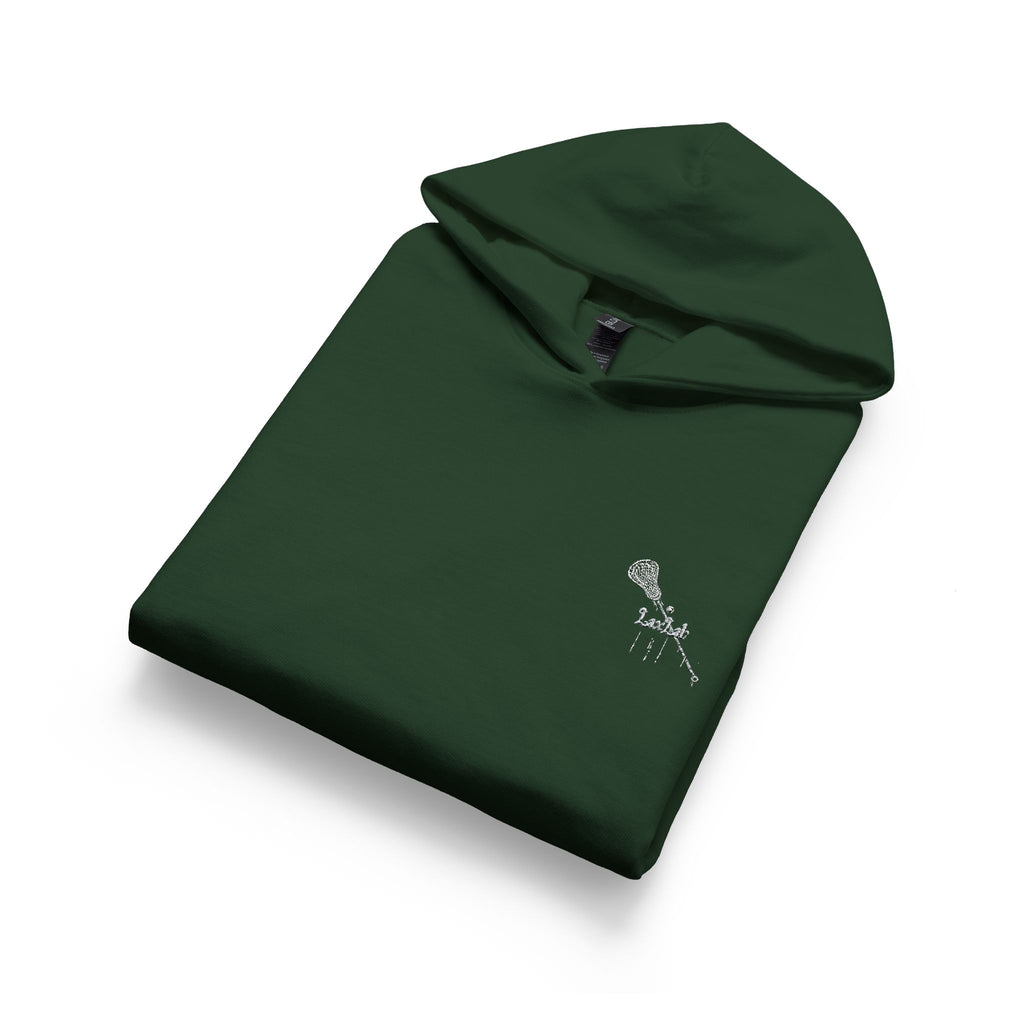 Youth Hoodie with Small White Map Graphic - Minimal Island Outline Sweatshirt