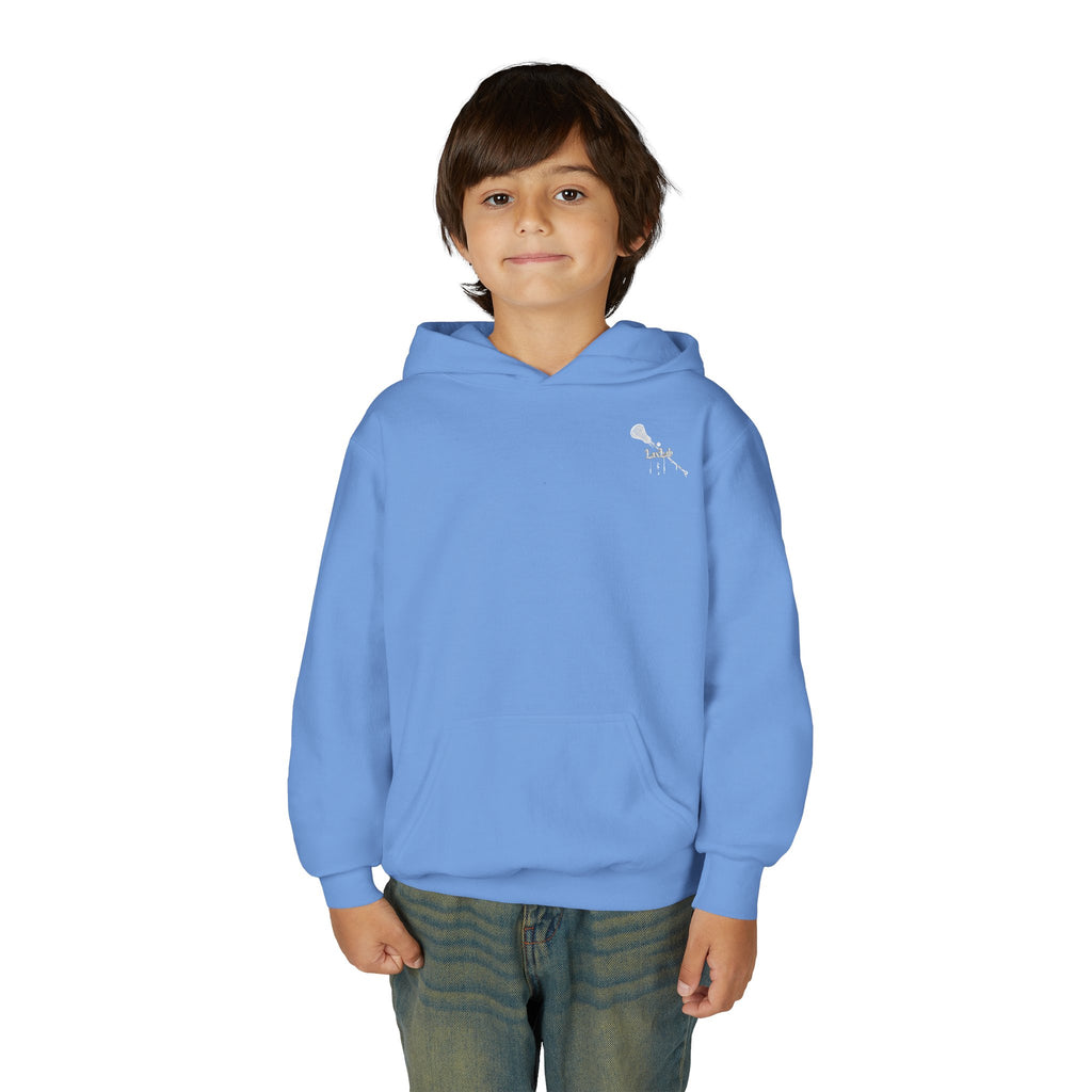 Youth Hoodie (most recommended)- small chest logo