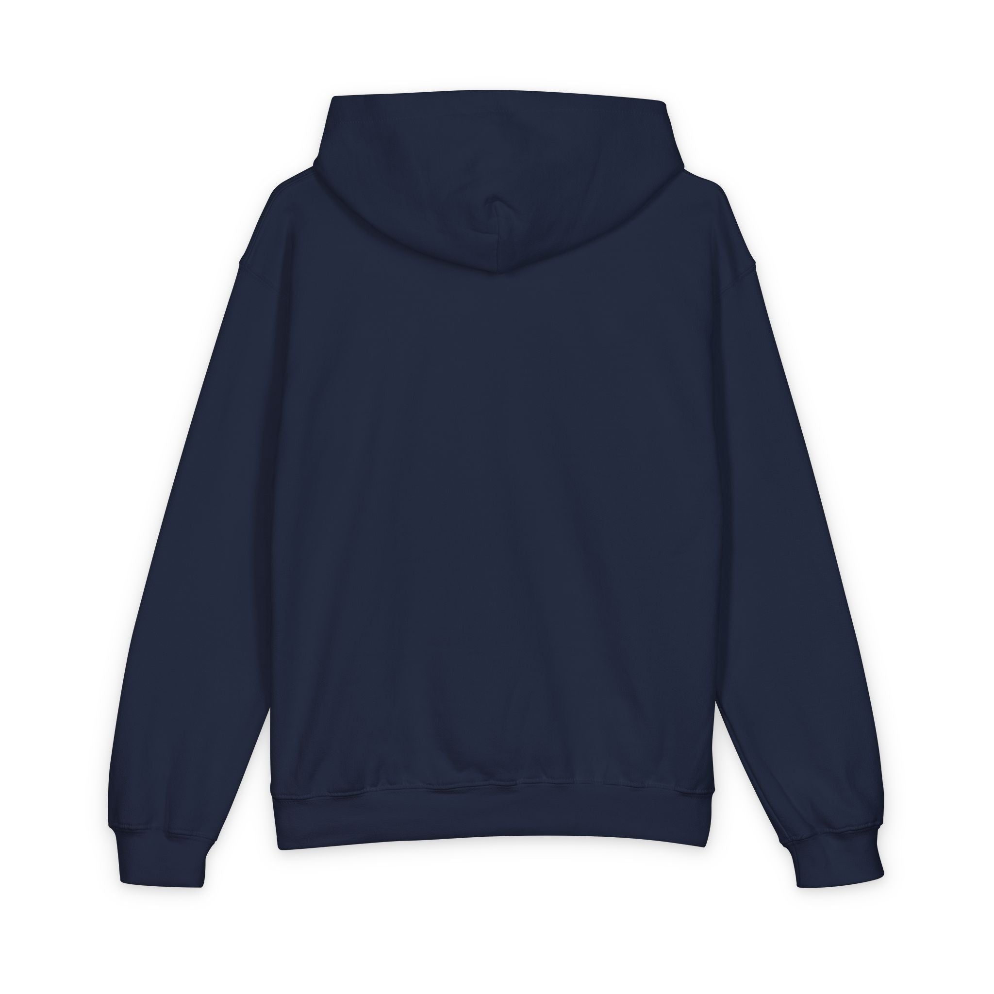 Youth Hoodie with Small White Map Graphic - Minimal Island Outline Sweatshirt