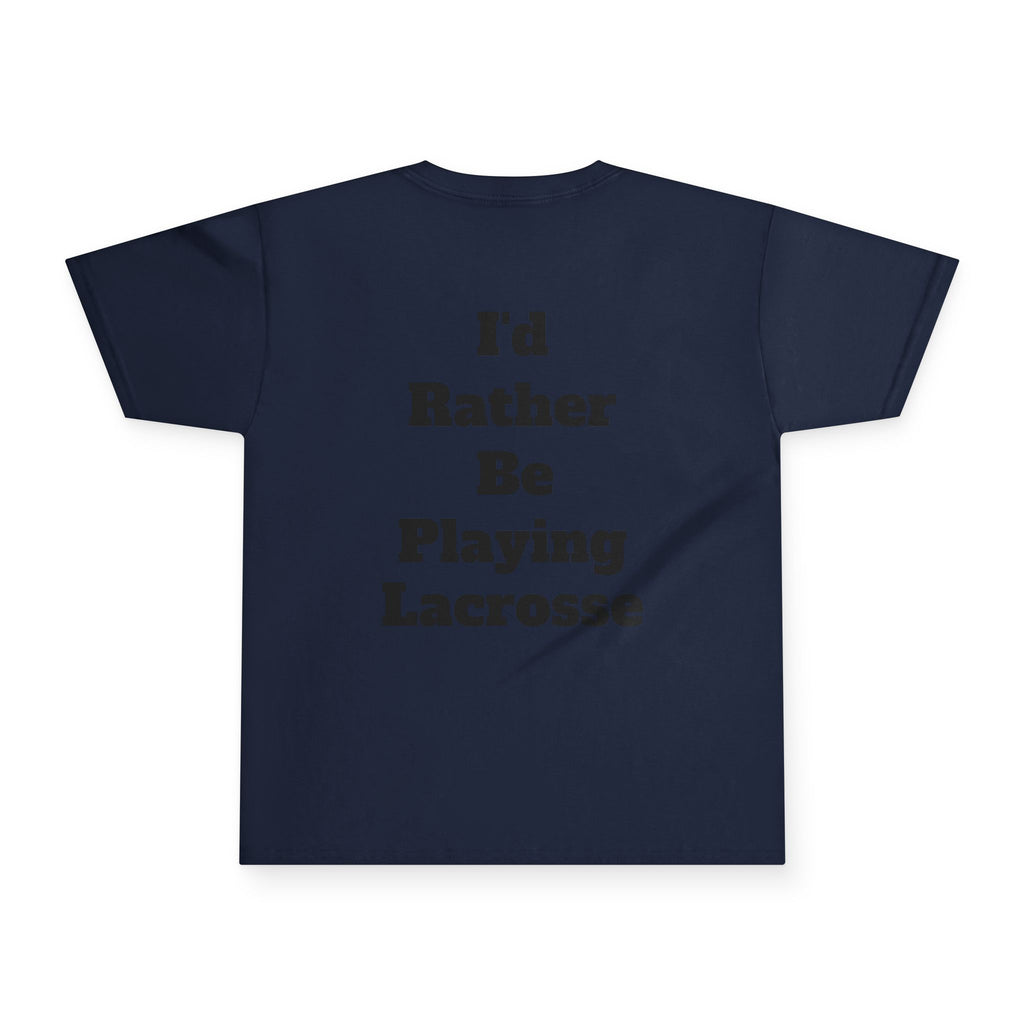 Youth Lacrosse T‑Shirt - "I'd Rather Be Playing Lacrosse" Tee