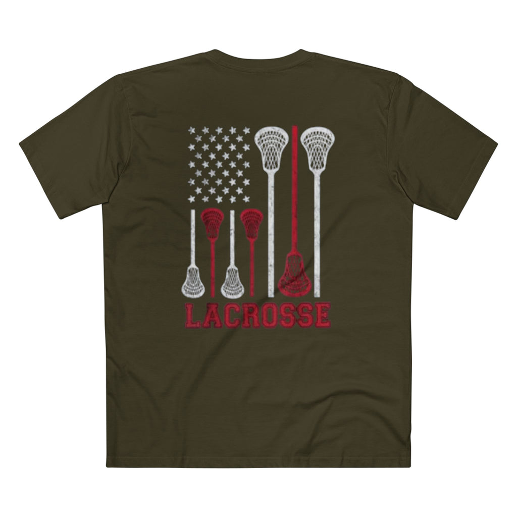 USA lacrosse tee