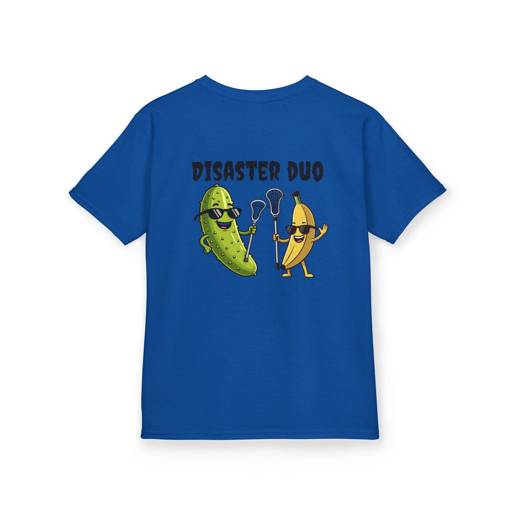 Disaster Duo laxlab youth tee