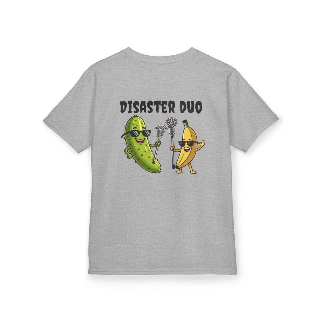 Disaster Duo laxlab youth tee