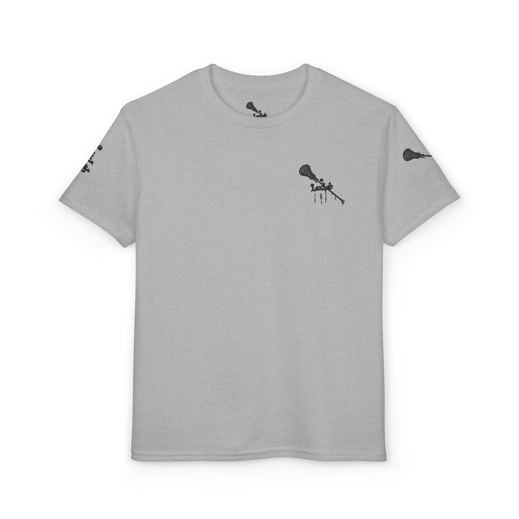 Youth Lacrosse T-Shirt — 'Lax Snacks' Player Graphic