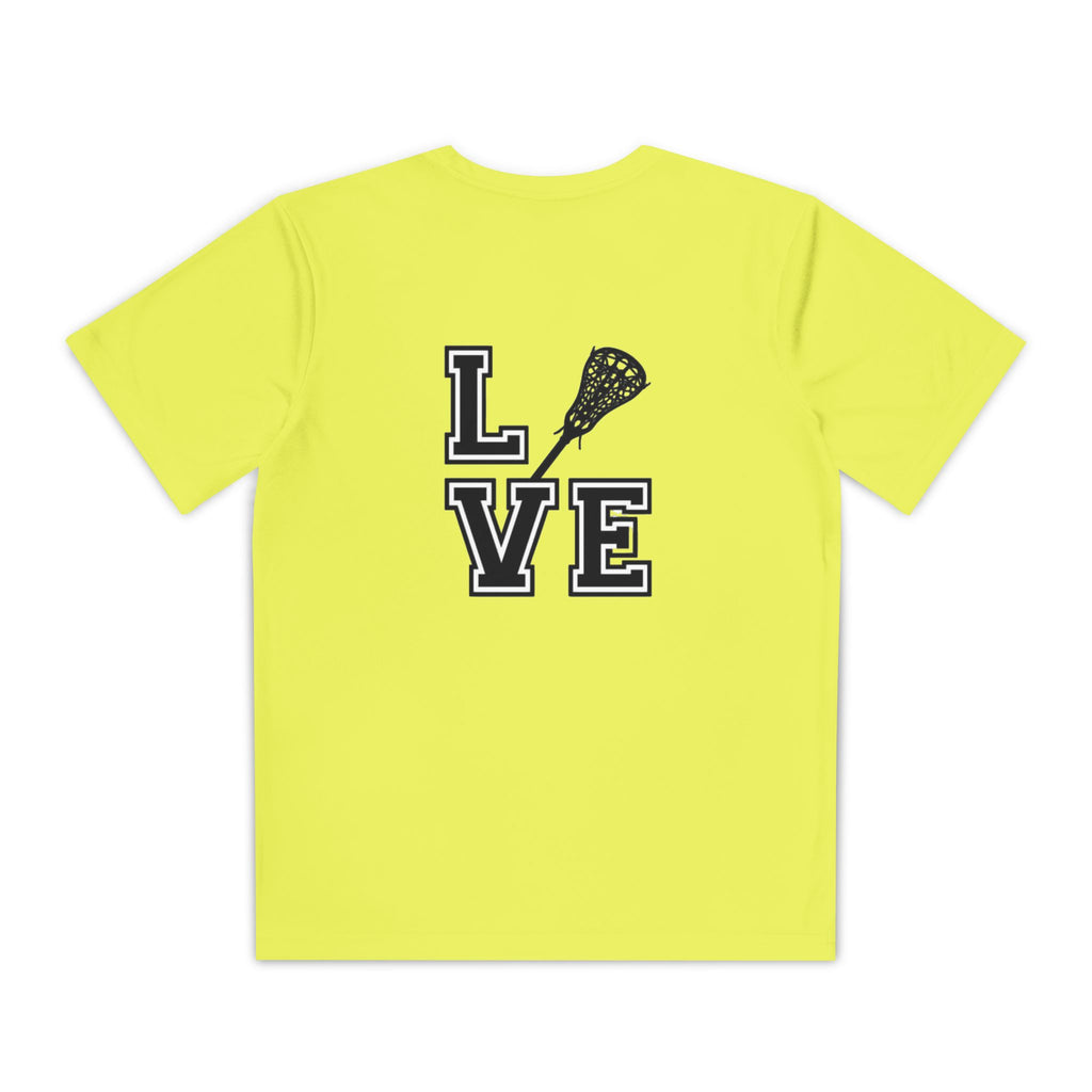 Lacrosse Youth Tee — LOVE Lacrosse Graphic Shirt