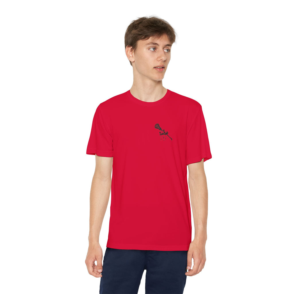 Youth Lacrosse Tee — “Sorry. Can't. Lacrosse. Bye.” Graphic Shirt