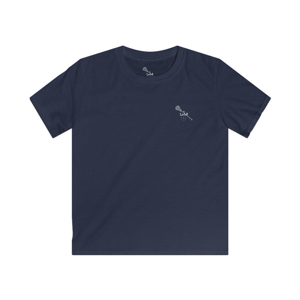 American flag lacrosse youth tee