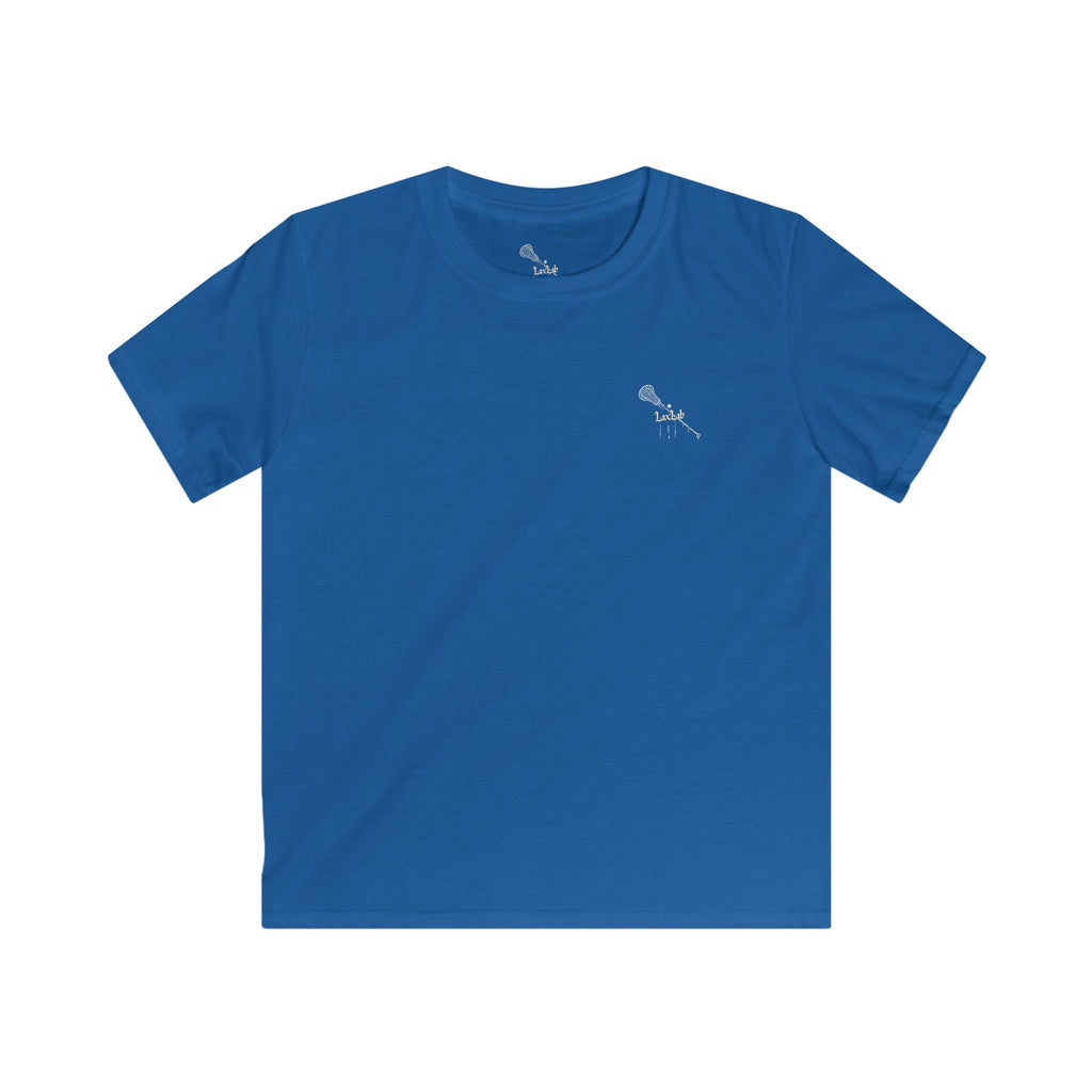 American flag lacrosse youth tee