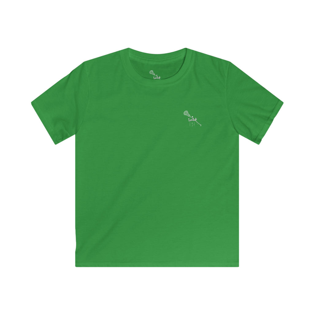 American flag lacrosse youth tee