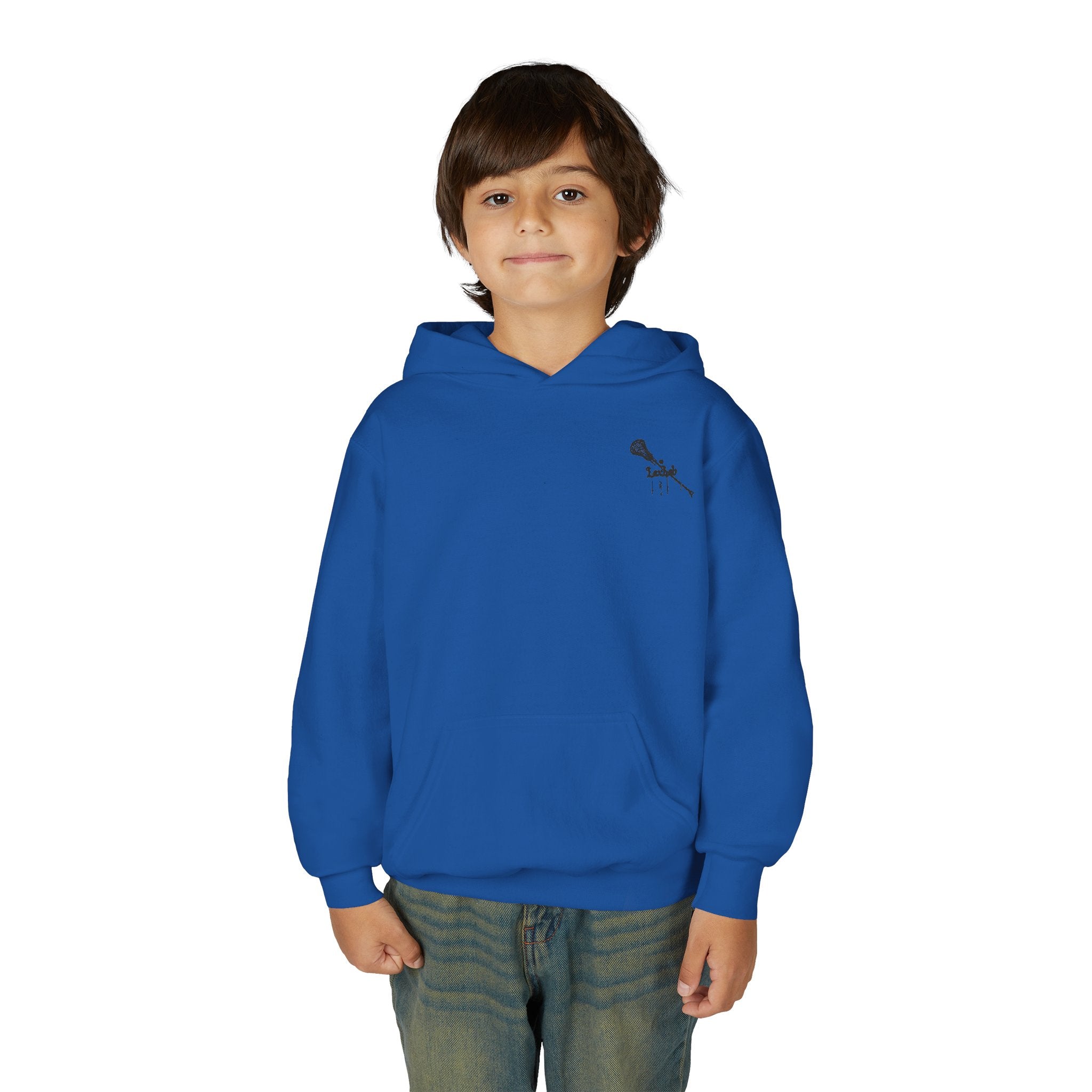 Youth Hoodie (most recommended)- small chest logo