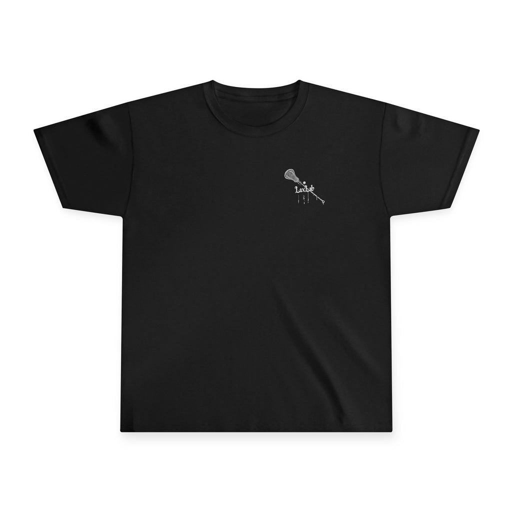 Youth Lacrosse Graphic Tee – Minimal Lacrosse Kids T‑Shirt