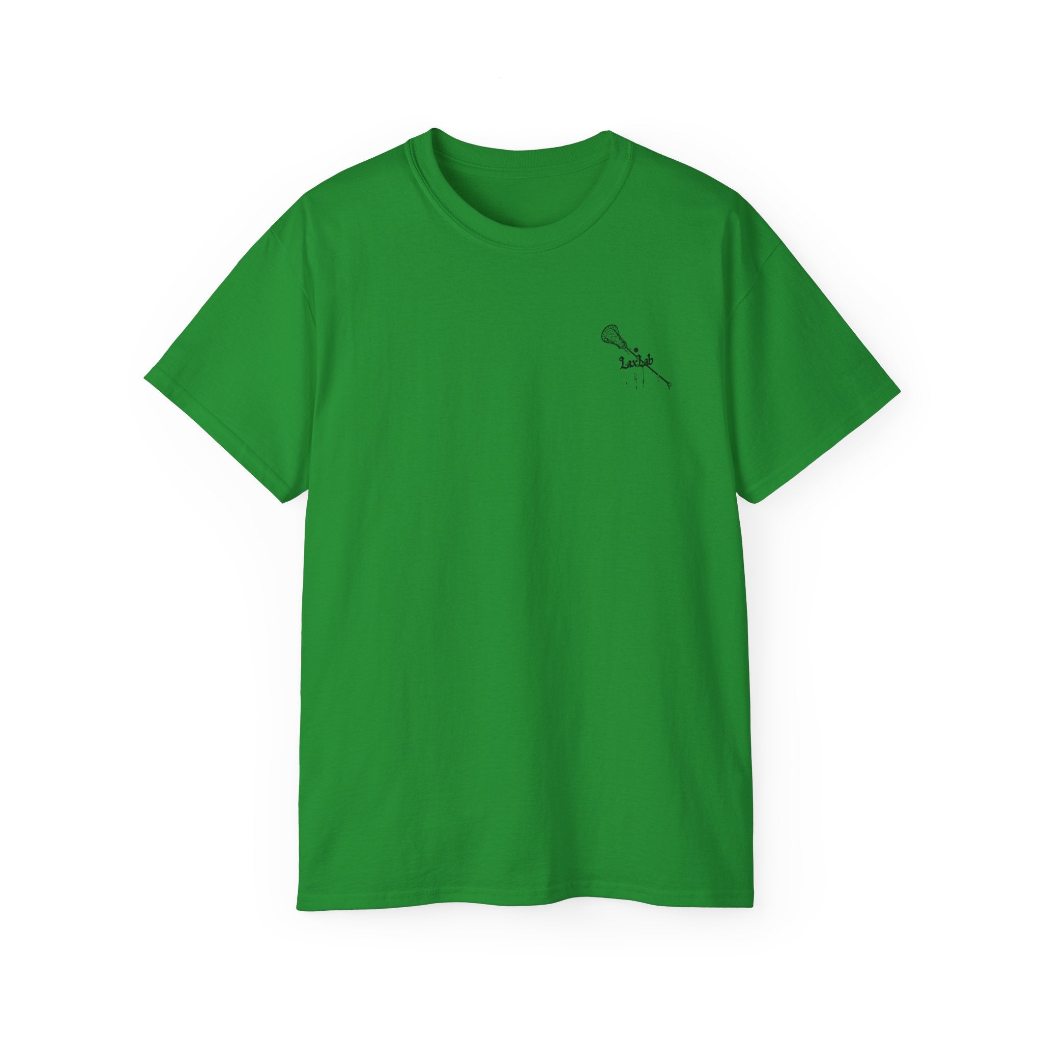 Lacrosse Graphic Tee — "Sorry. Can't. Lacrosse. Bye." White Cotton Shirt