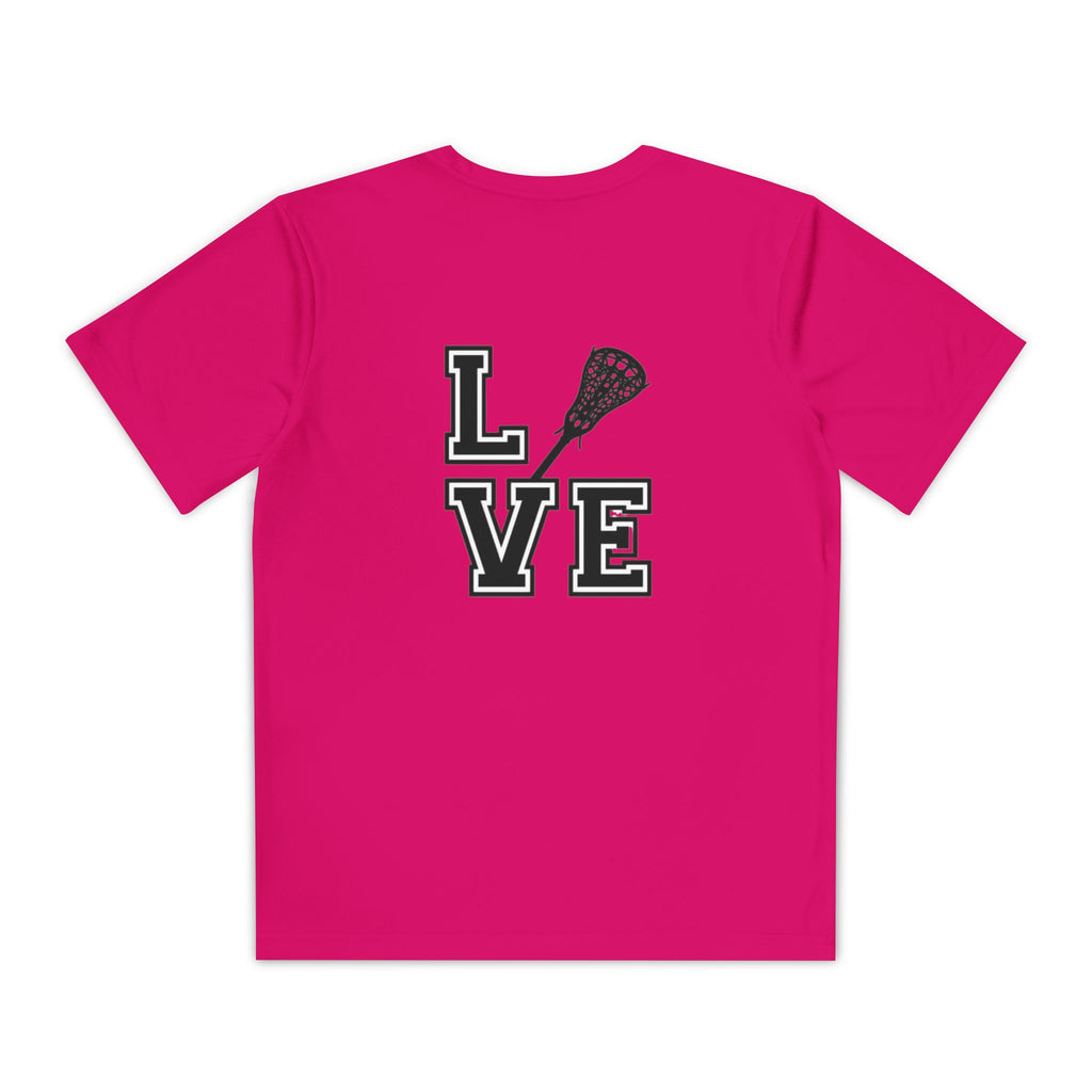 Lacrosse Youth Tee — LOVE Lacrosse Graphic Shirt