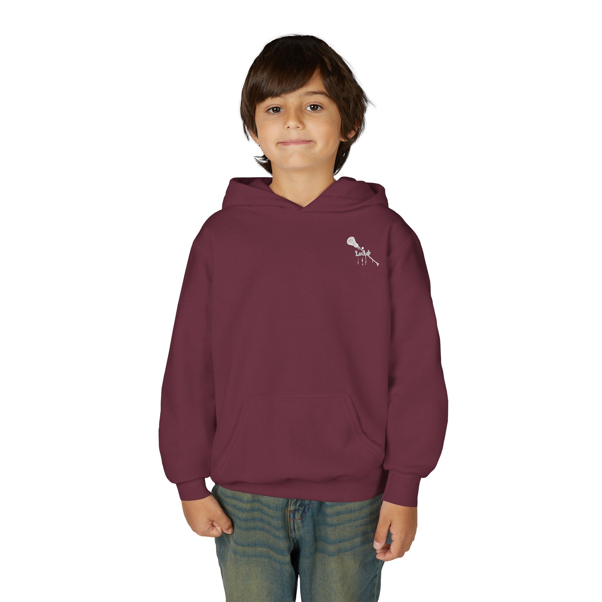 Youth Hoodie (most recommended)- small chest logo