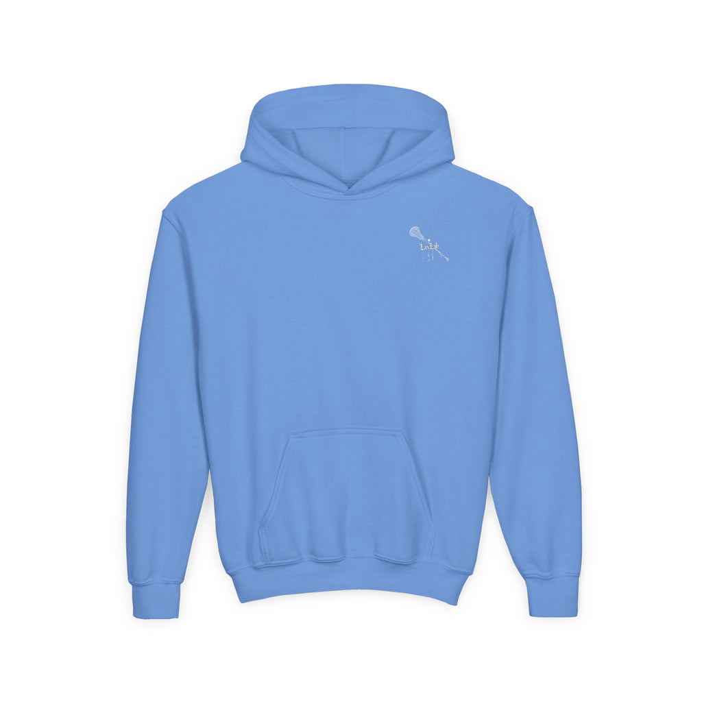 Youth Hoodie (most recommended)- small chest logo