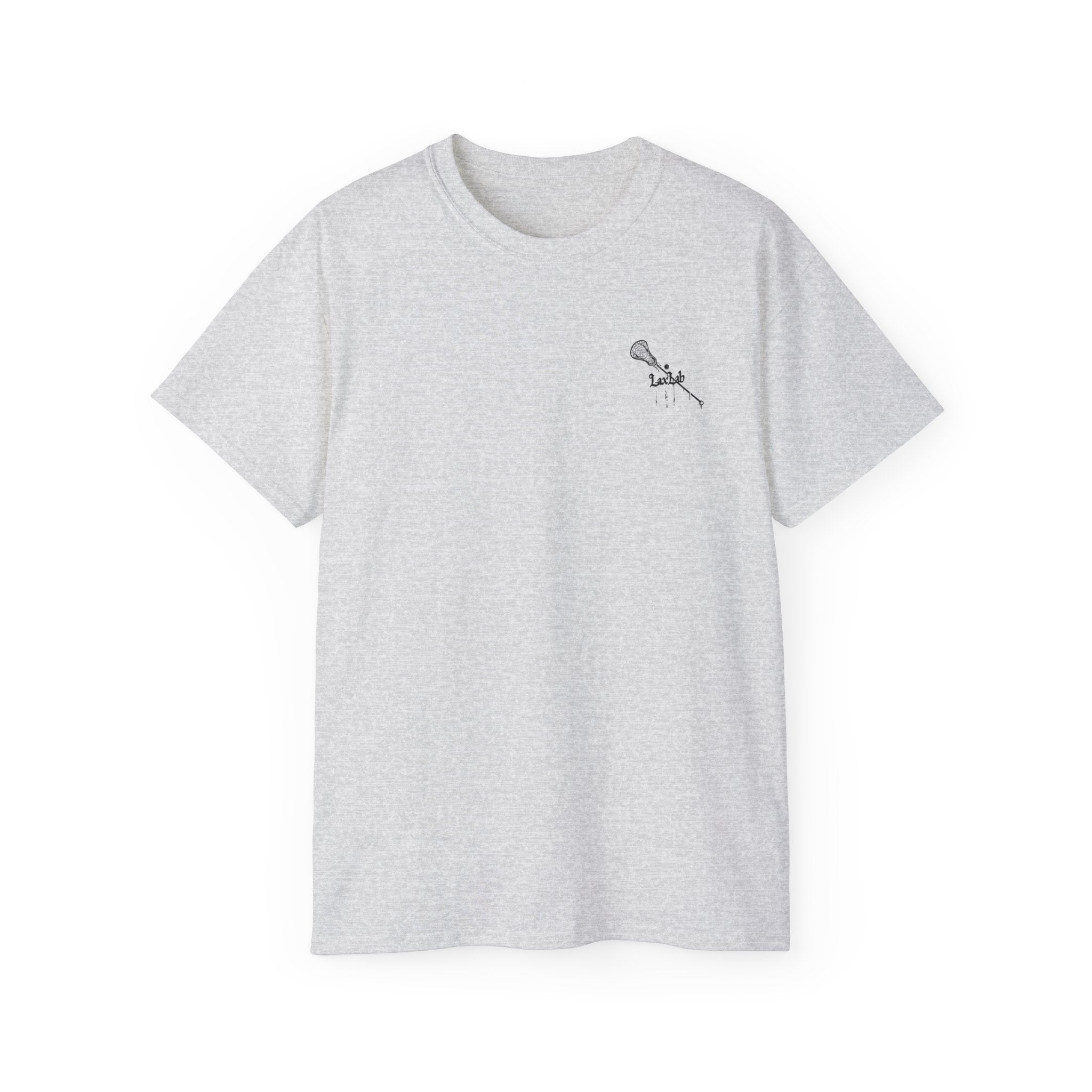 Lacrosse Graphic Tee — "Sorry. Can't. Lacrosse. Bye." White Cotton Shirt