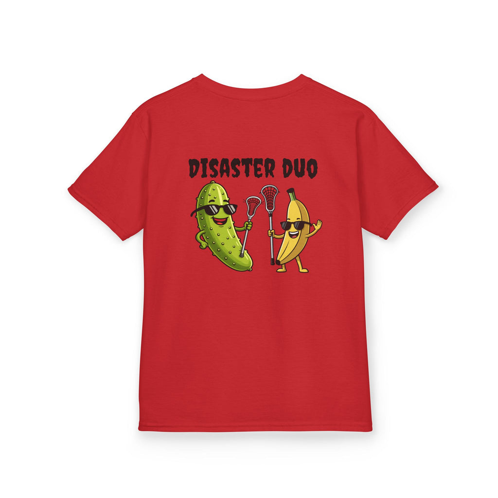Disaster Duo laxlab youth tee