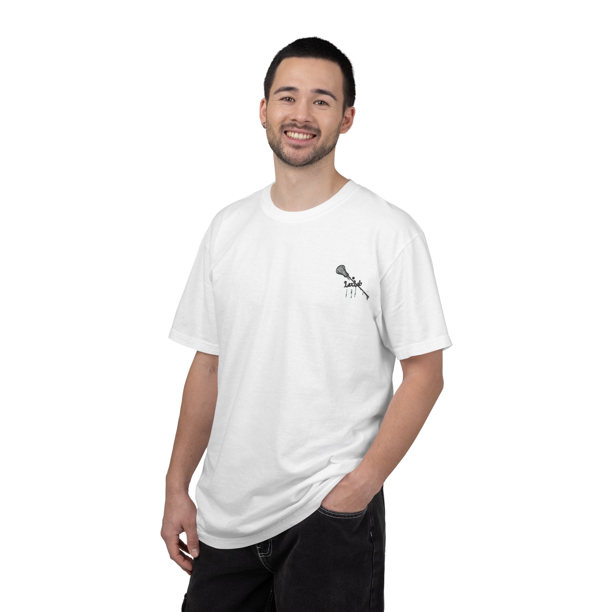 Youth Crossed Lacrosse Sticks T-Shirt | LaxLab Logo