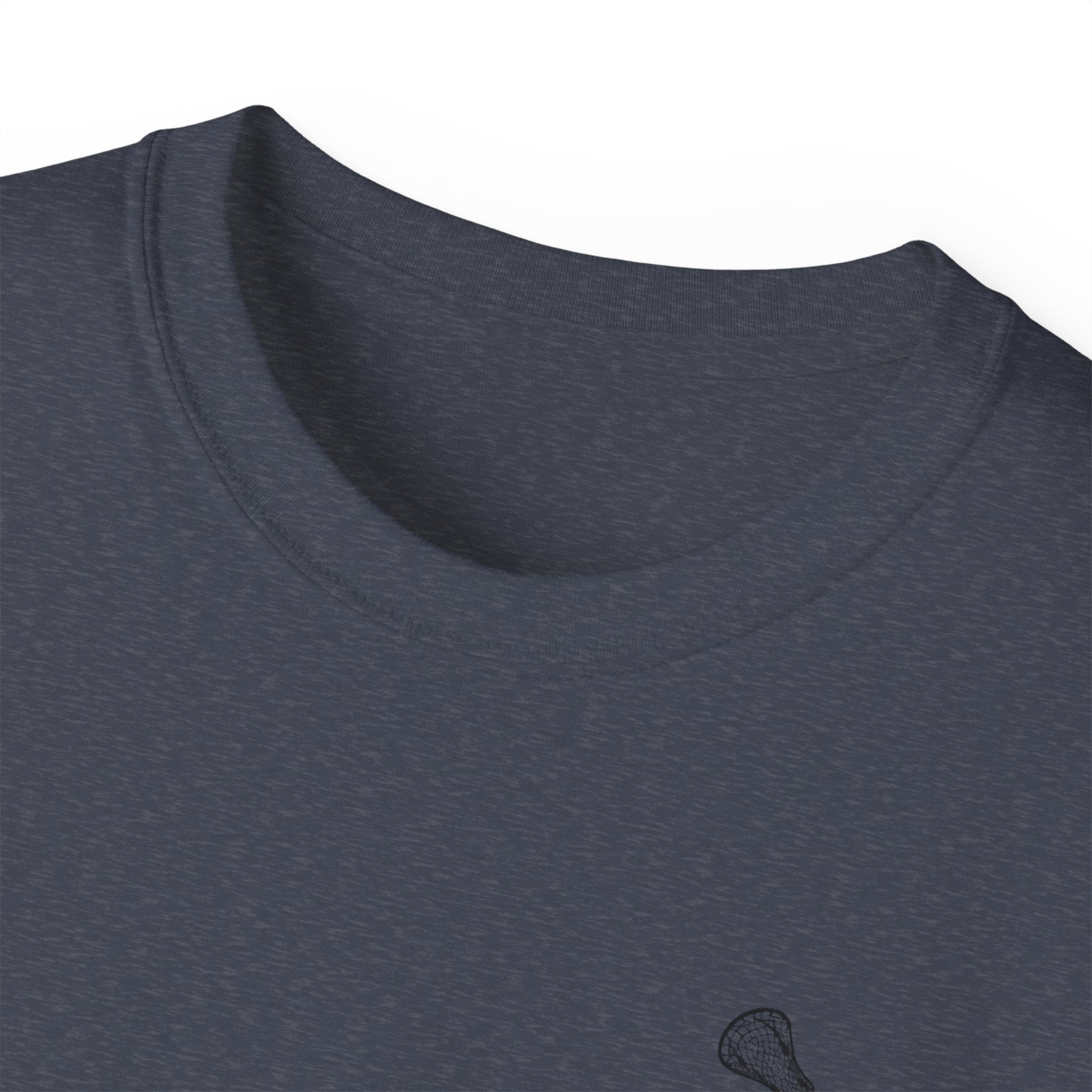 Lacrosse Graphic Tee — "Sorry. Can't. Lacrosse. Bye." White Cotton Shirt