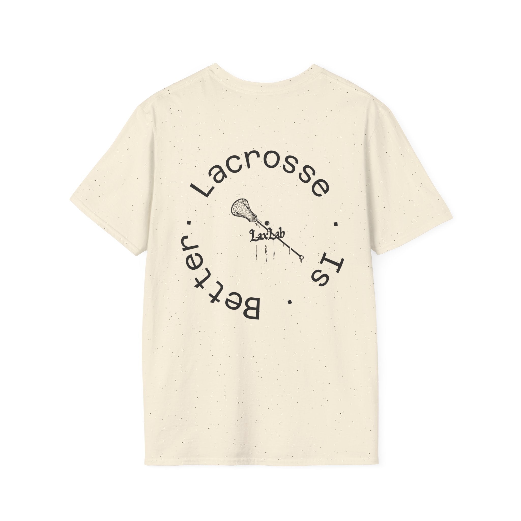 Lacrosse Is Better T-Shirt — Minimalist Lacrosse Stick Tee