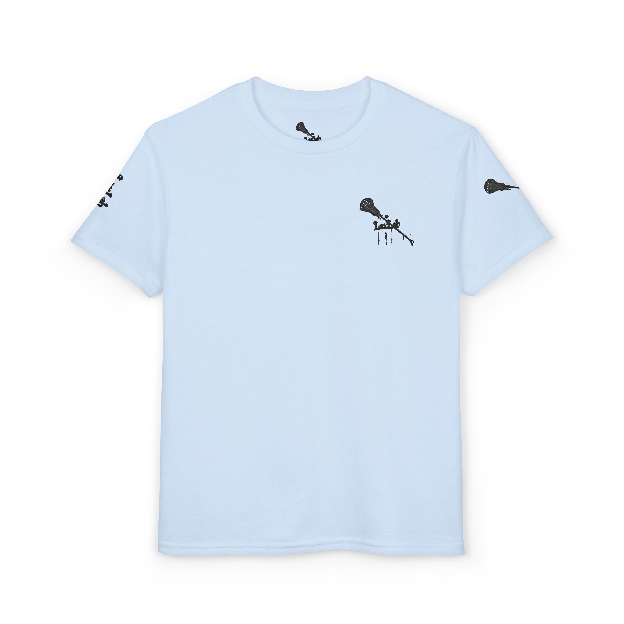 Youth Lacrosse T-Shirt — 'Lax Snacks' Player Graphic