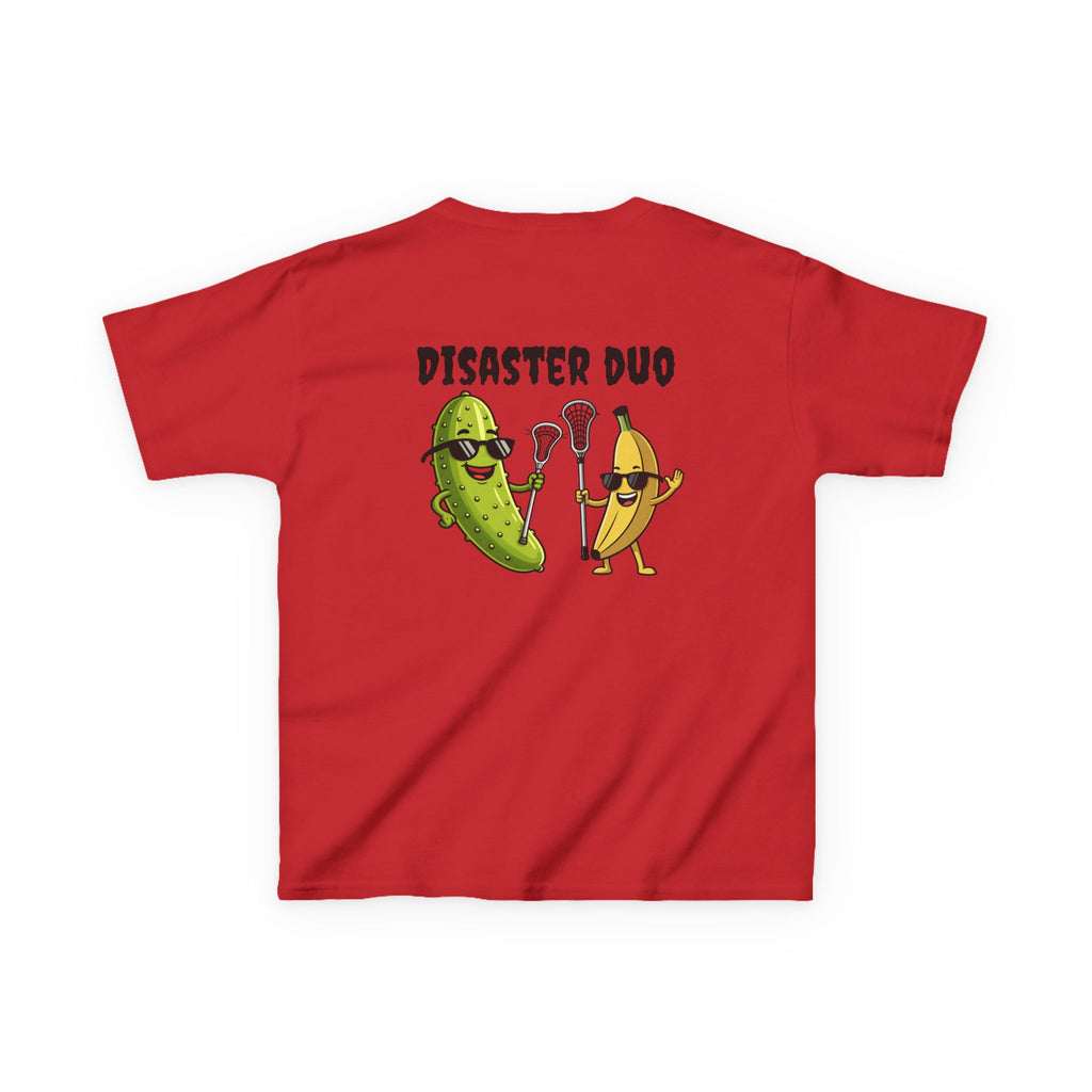 Disaster Duo laxlab youth tee