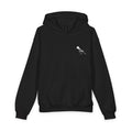 Youth Hoodie with Small White Map Graphic - Minimal Island Outline Sweatshirt