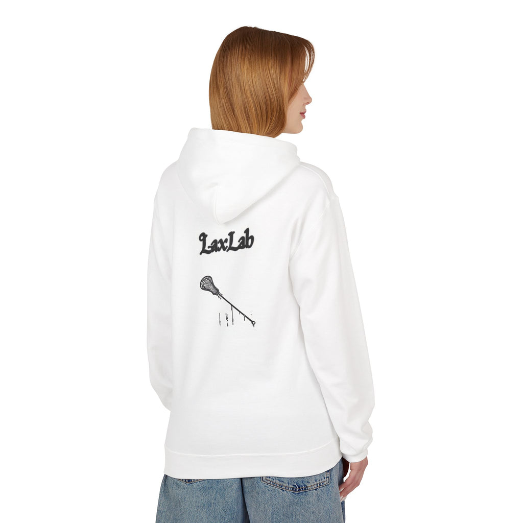 Hoodie — LaxLab Dripping Lacrosse Stick Graphic Fleece Hoodie