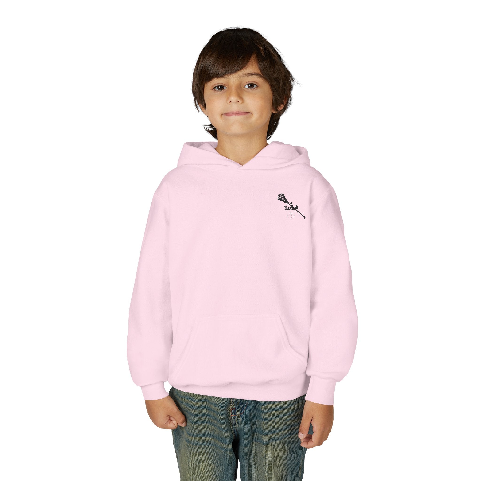 Youth Hoodie (most recommended)- small chest logo