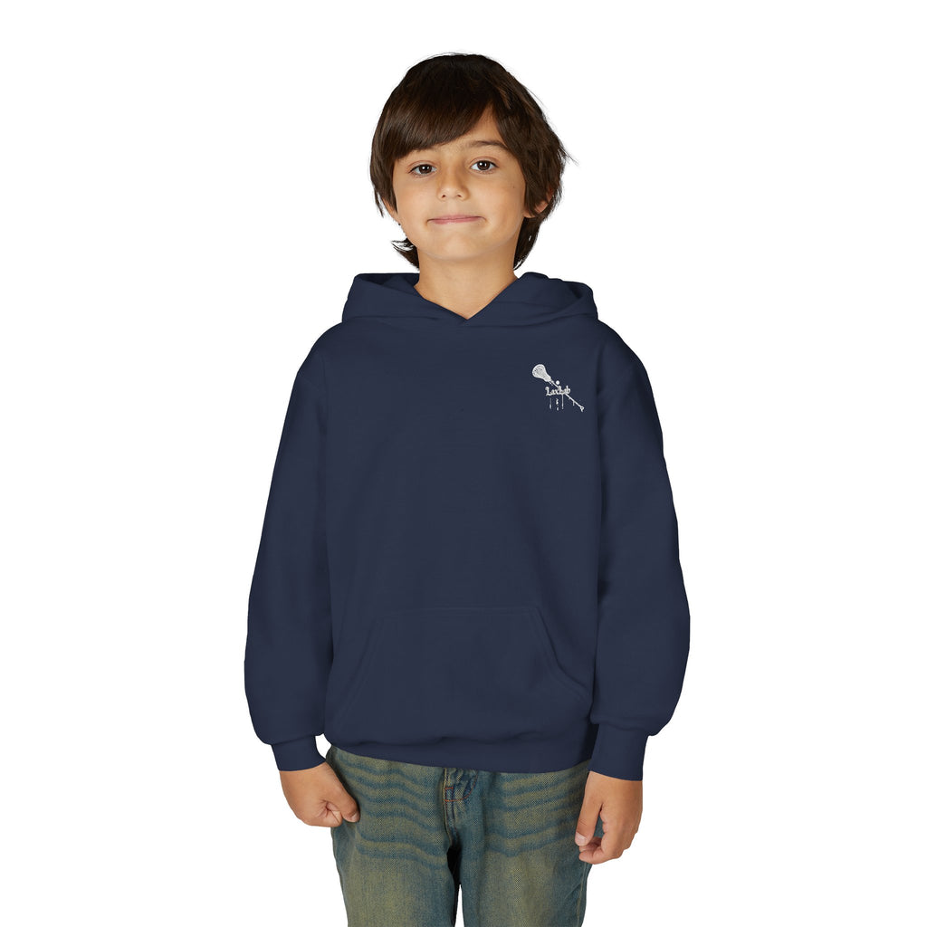Youth Hoodie (most recommended)- small chest logo