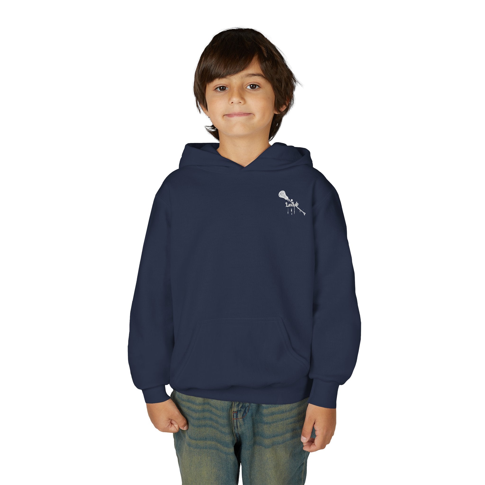 Youth Hoodie (most recommended)- small chest logo