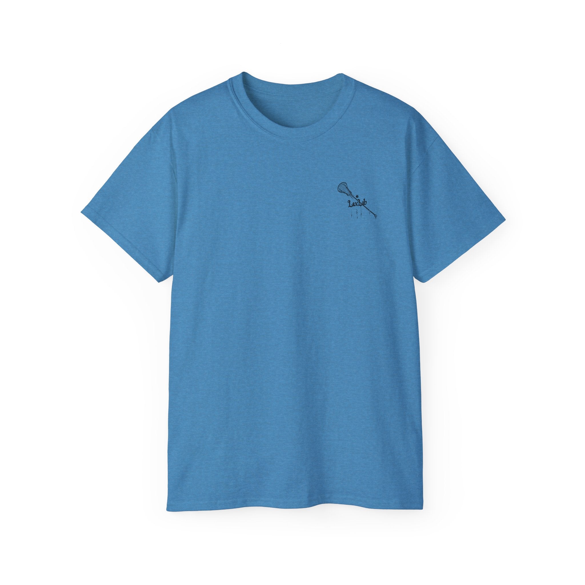 Lacrosse Graphic Tee — "Sorry. Can't. Lacrosse. Bye." White Cotton Shirt