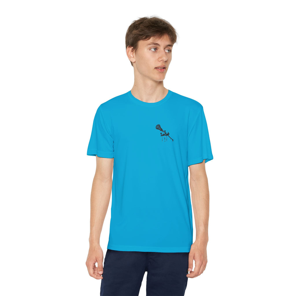 Youth Lacrosse Tee — “Sorry. Can't. Lacrosse. Bye.” Graphic Shirt