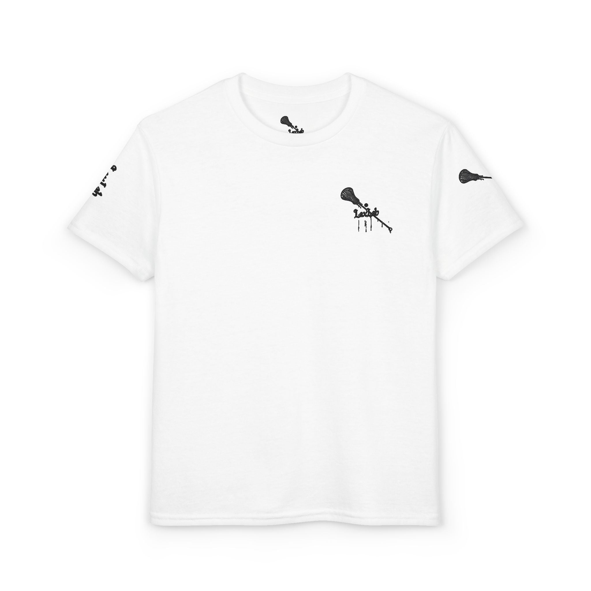 Youth Lacrosse T-Shirt — 'Lax Snacks' Player Graphic