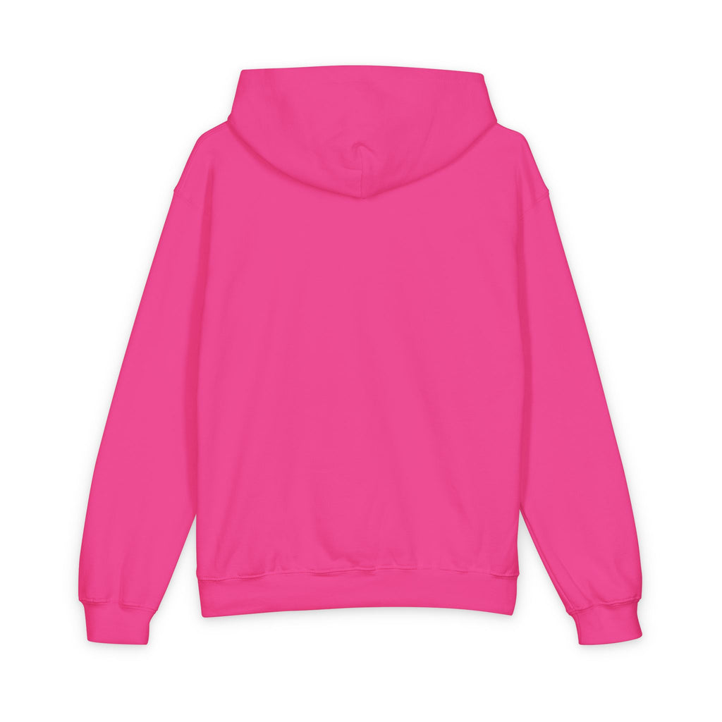 Youth Hoodie with Small White Map Graphic - Minimal Island Outline Sweatshirt