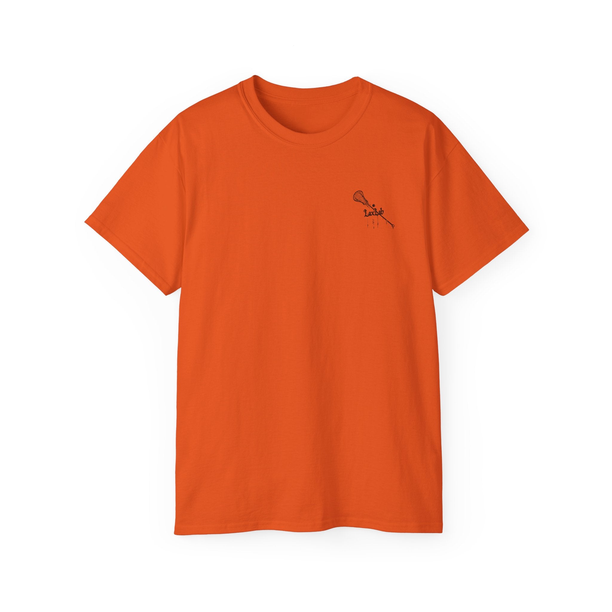 Lacrosse Graphic Tee — "Sorry. Can't. Lacrosse. Bye." White Cotton Shirt