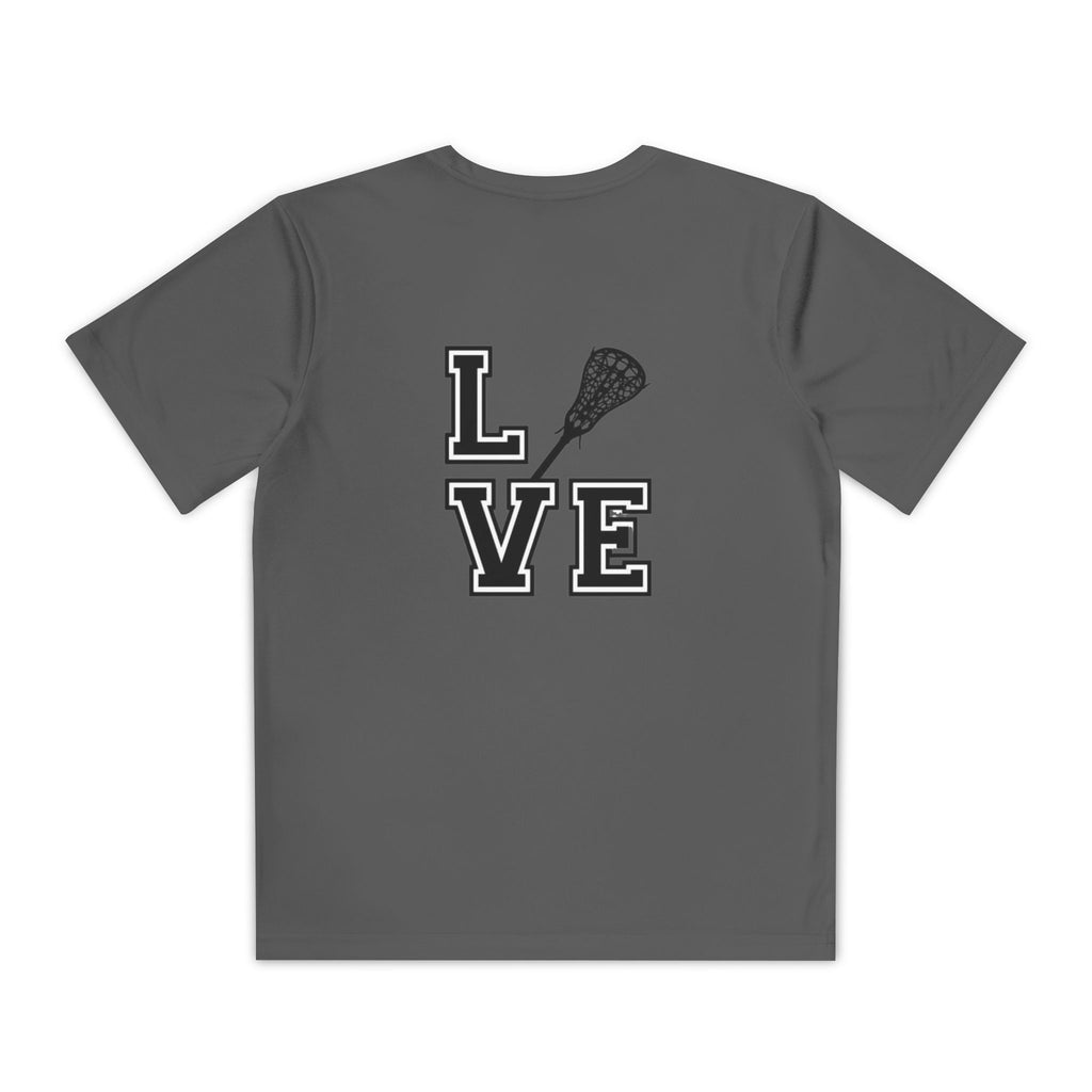 Lacrosse Youth Tee — LOVE Lacrosse Graphic Shirt