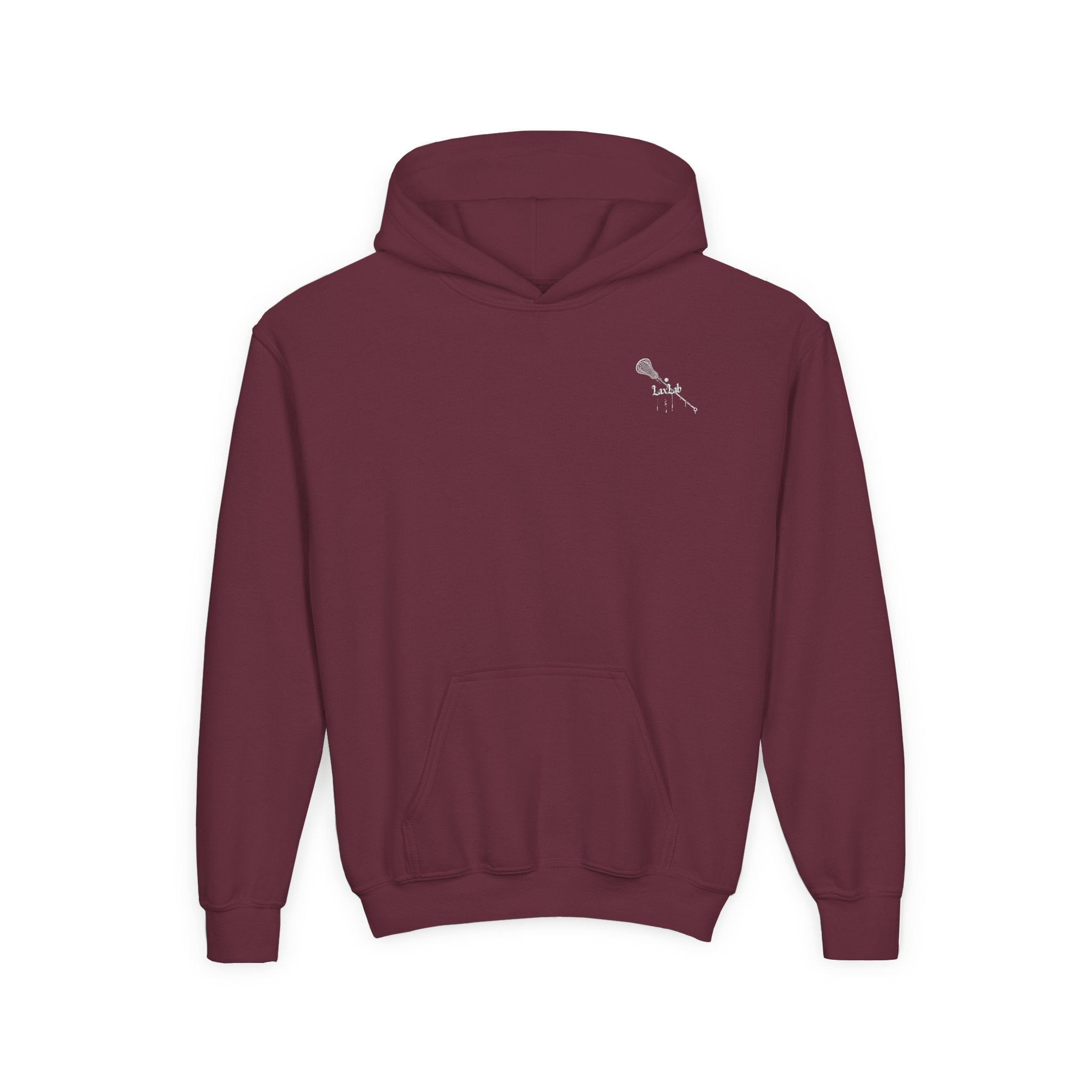 Youth Hoodie (most recommended)- small chest logo