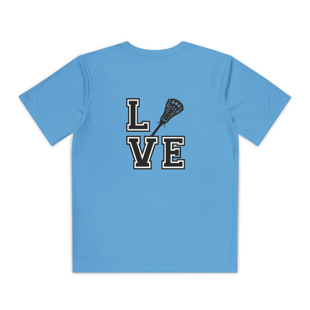 Lacrosse Youth Tee — LOVE Lacrosse Graphic Shirt