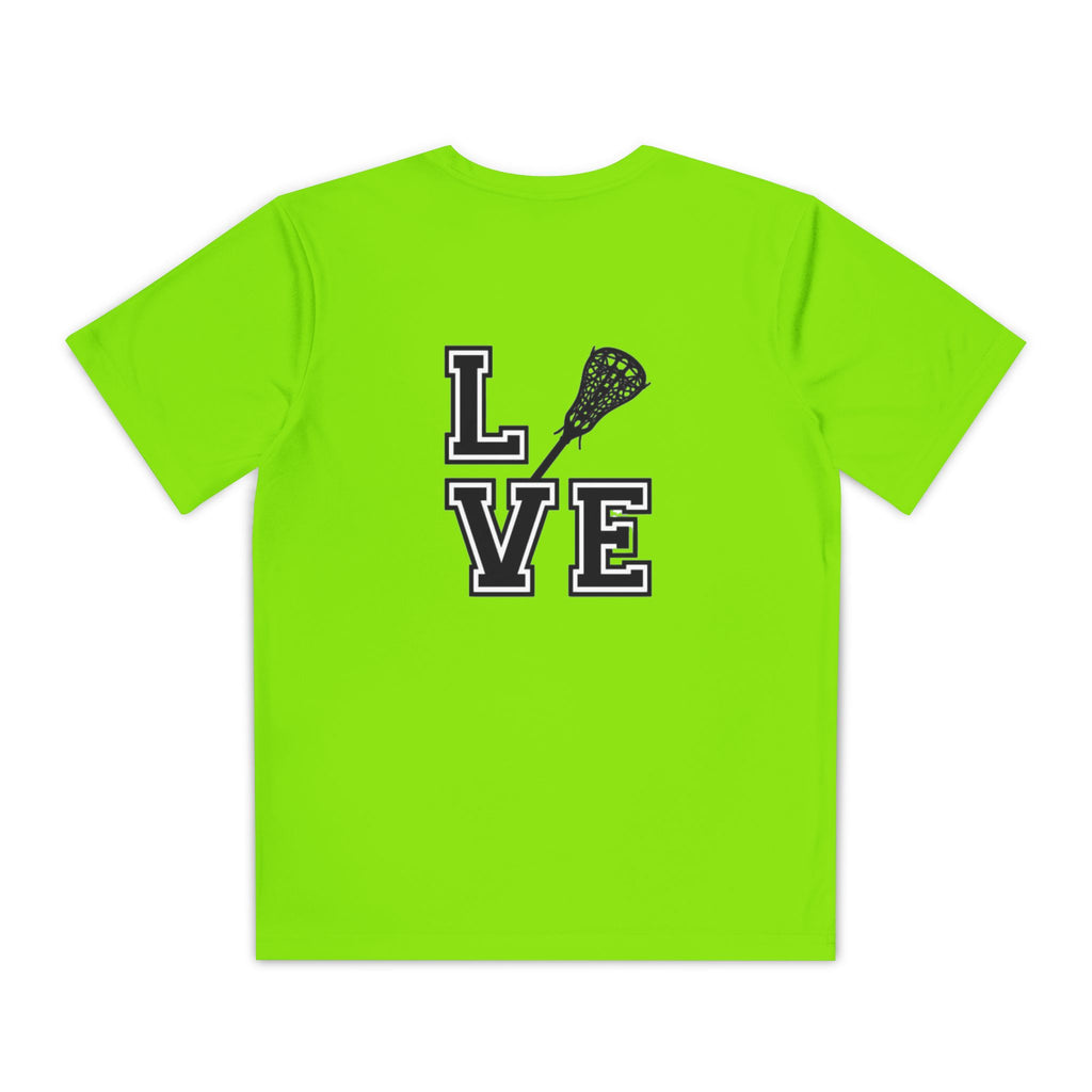 Lacrosse Youth Tee — LOVE Lacrosse Graphic Shirt