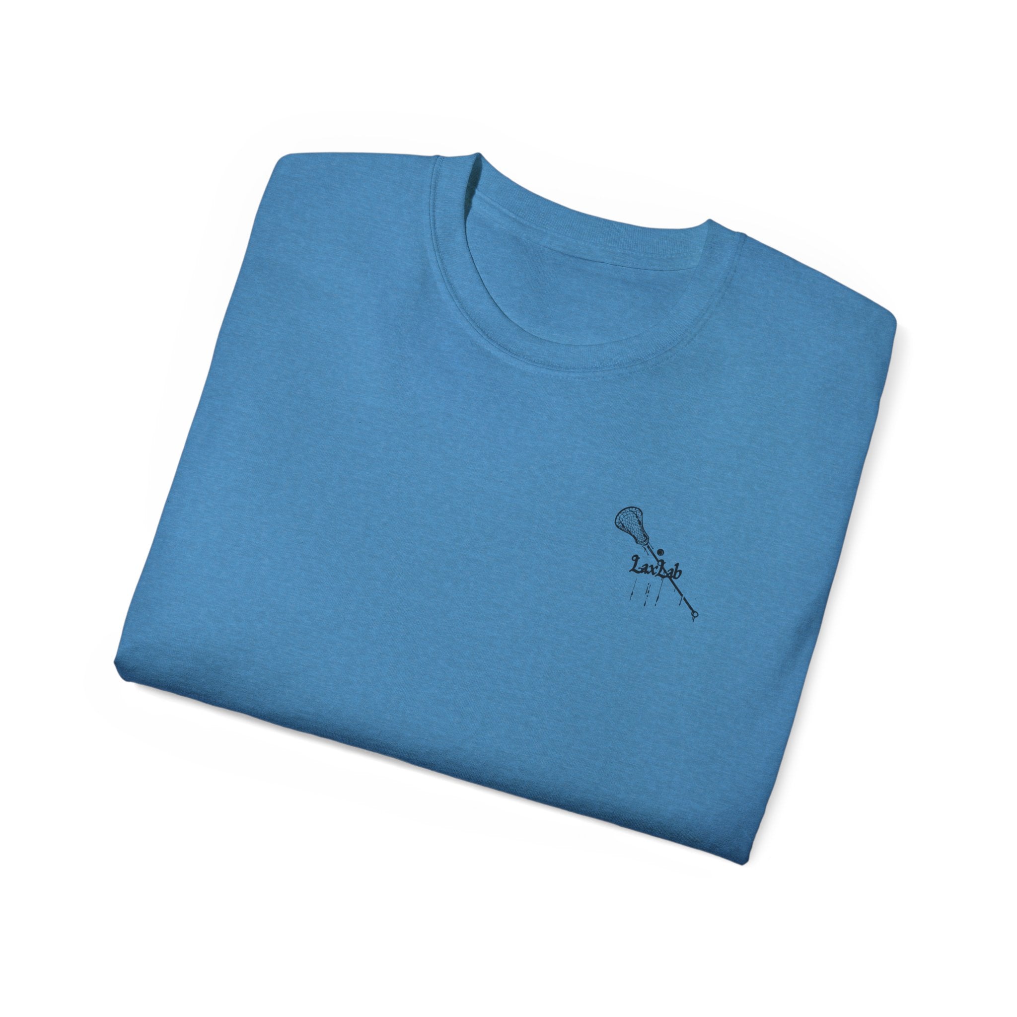 Lacrosse Graphic Tee — "Sorry. Can't. Lacrosse. Bye." White Cotton Shirt