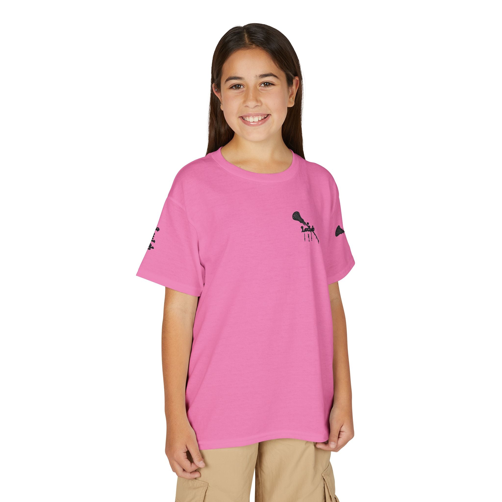Youth Lacrosse T-Shirt — 'Lax Snacks' Player Graphic