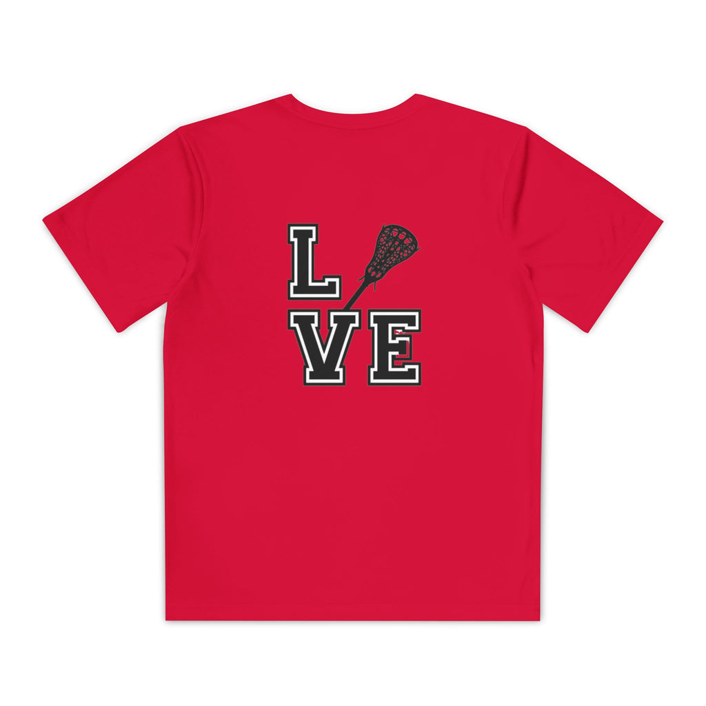 Lacrosse Youth Tee — LOVE Lacrosse Graphic Shirt