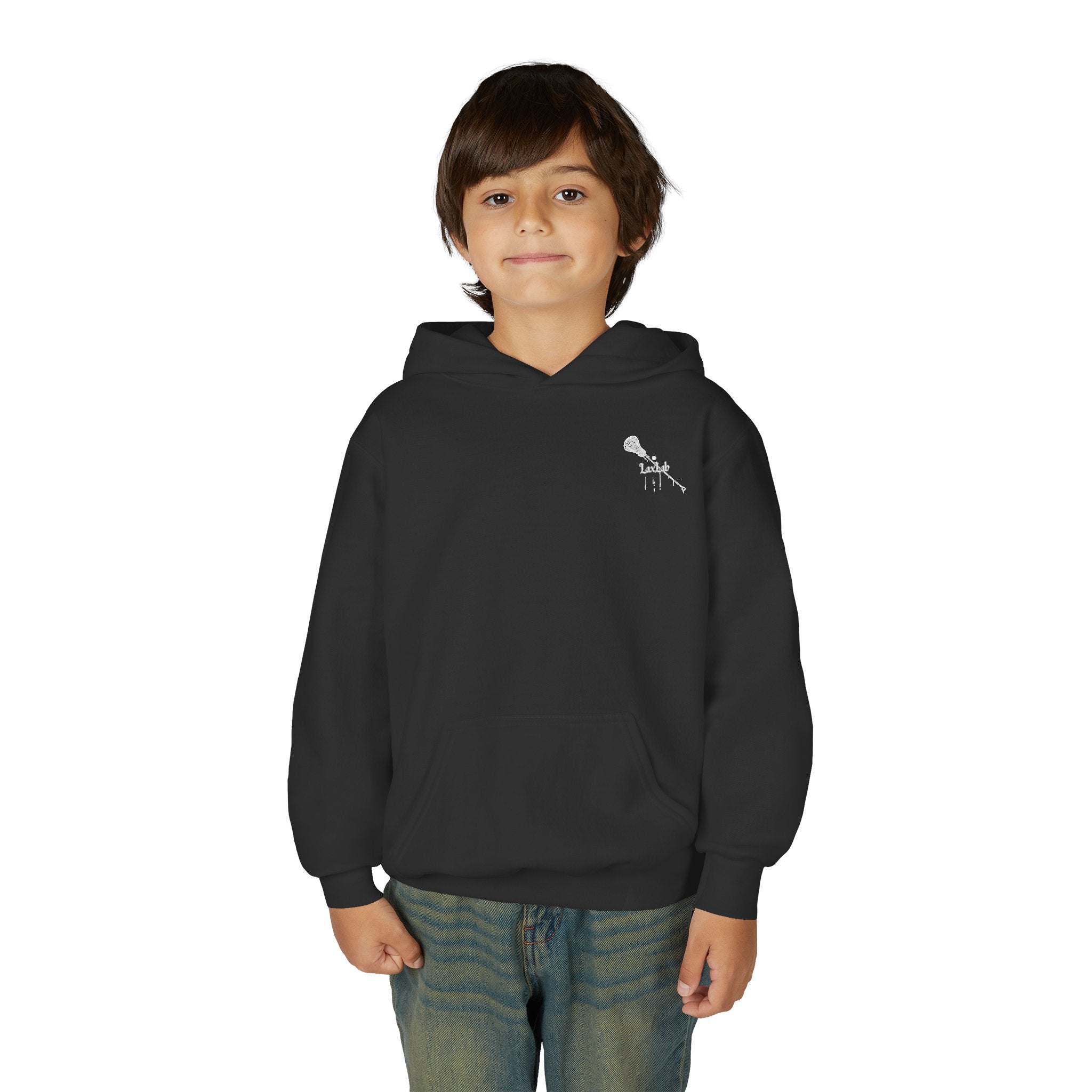 Youth Hoodie (most recommended)- small chest logo
